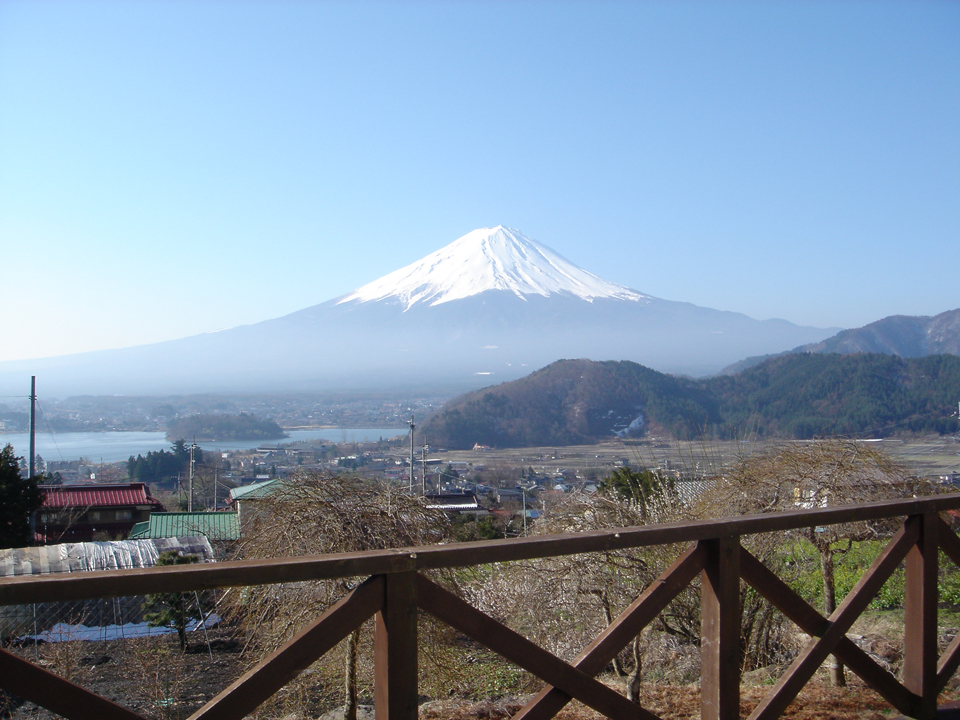 富士山を望む絶景